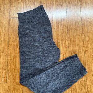 Lululemon Align, size 12,  dark grey heather (carbon), 25" inseam.EUC